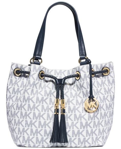 michael michael kors signature tote navy